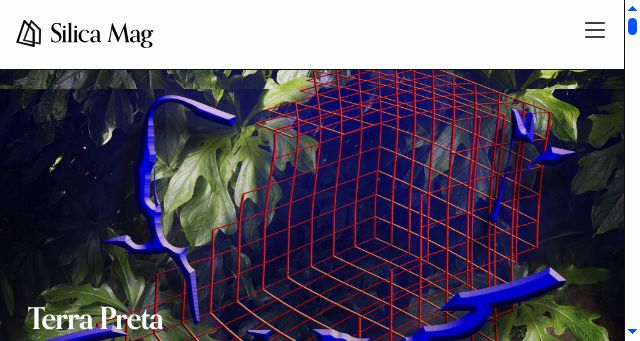 Screenshot of silicamag.com