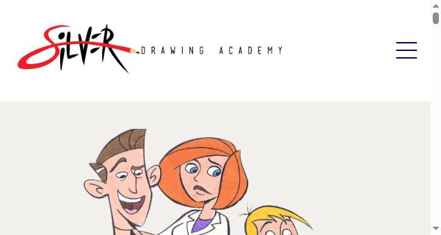 Screenshot of silverdrawingacademy.com