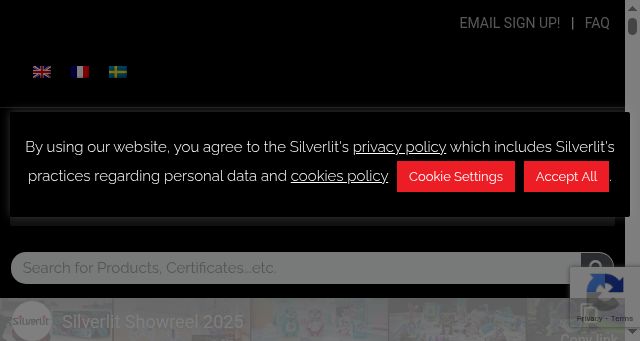 Screenshot of silverlit.com