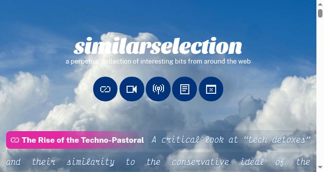 Screenshot of similarselection.org
