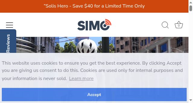 Screenshot of simo.co