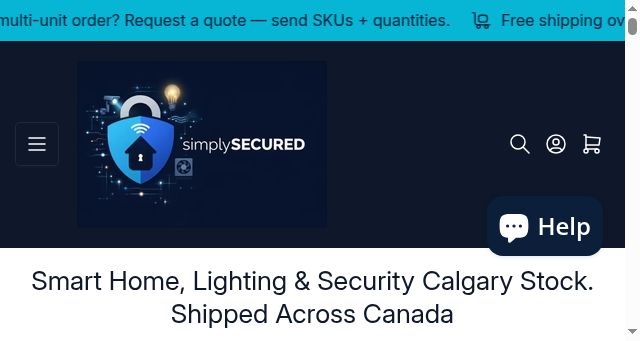 Screenshot of simplysecured.ca
