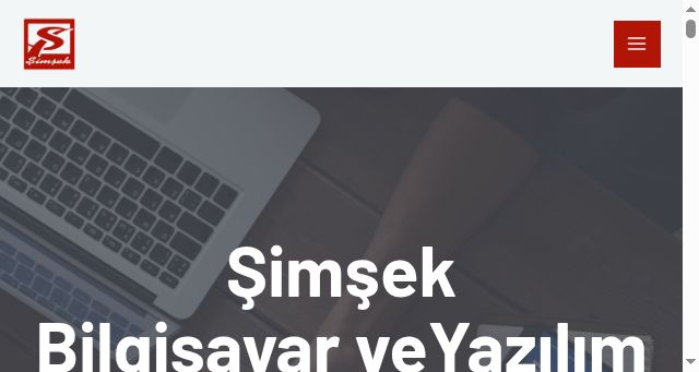 Screenshot of simsek.gen.tr