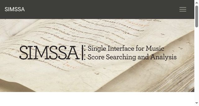Screenshot of simssa.ca