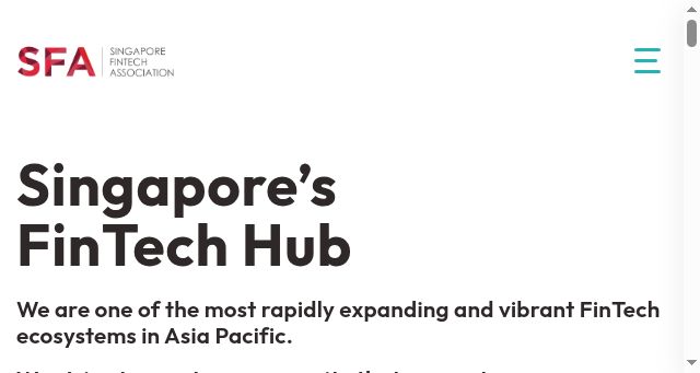 Screenshot of singaporefintech.org