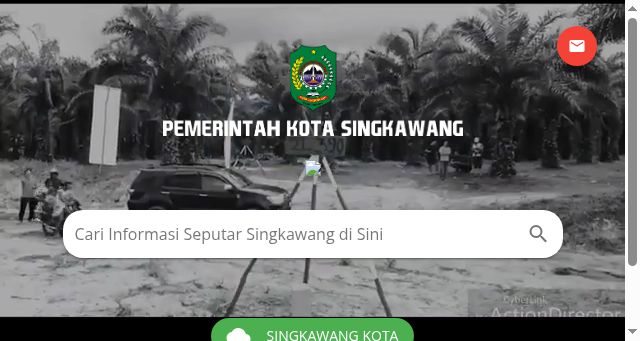 Screenshot of singkawangkota.go.id