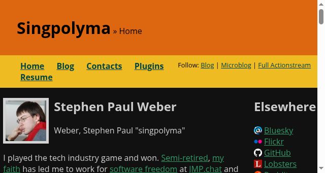 Screenshot of singpolyma.net