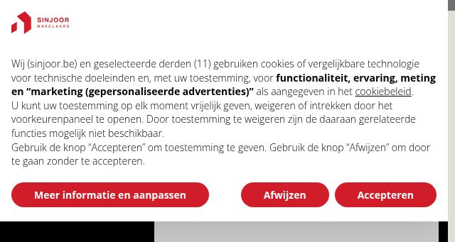 Screenshot of sinjoor.be