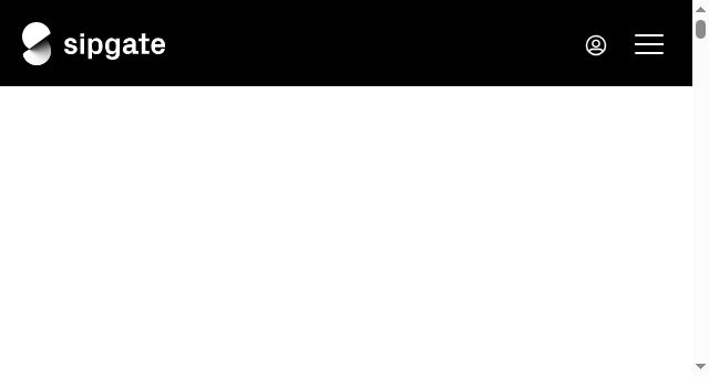 Screenshot of sipgate.co.uk