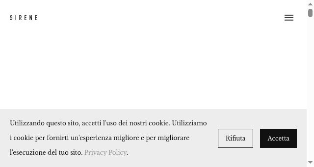 Screenshot of sirenejournal.com