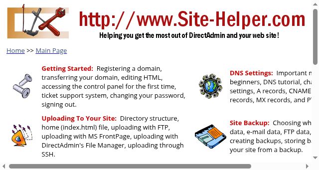 Screenshot of site-helper.com