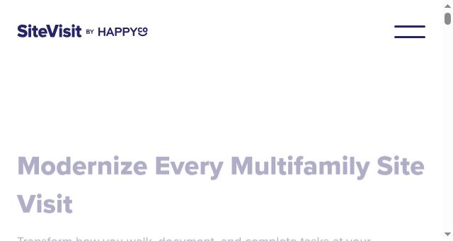 Screenshot of sitevisit.app