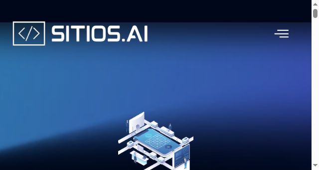 Screenshot of sitios.ai