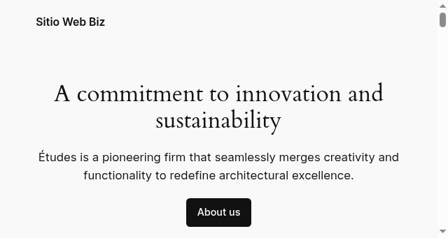 Screenshot of sitioweb.biz