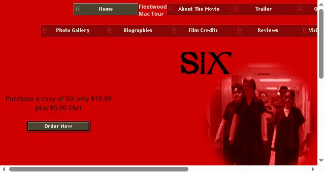 Screenshot of sixthemovie.com