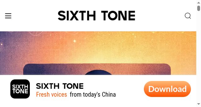 Screenshot of sixthtone.com