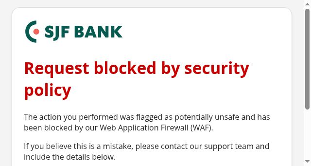 Screenshot of sjfbank.dk
