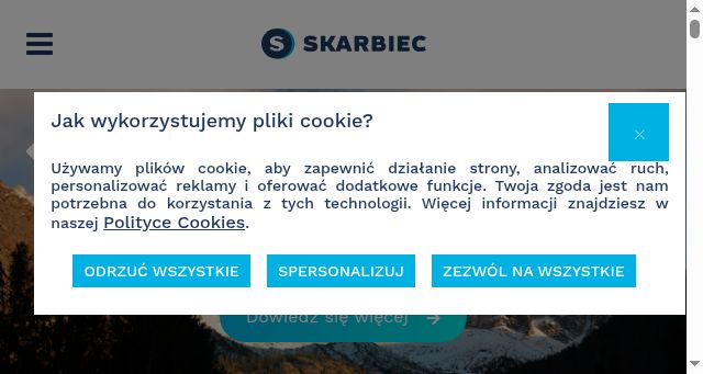 Screenshot of skarbiec.pl