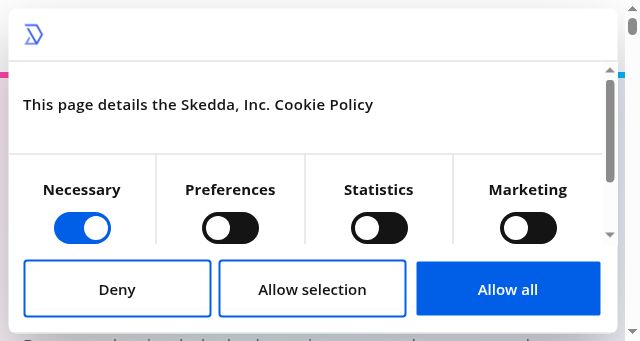 Screenshot of skedda.com