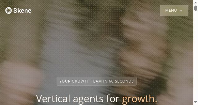 Screenshot of skene.ai