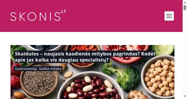 Screenshot of skonis.lt