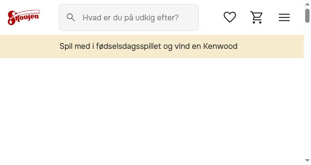 Screenshot of skousen.dk