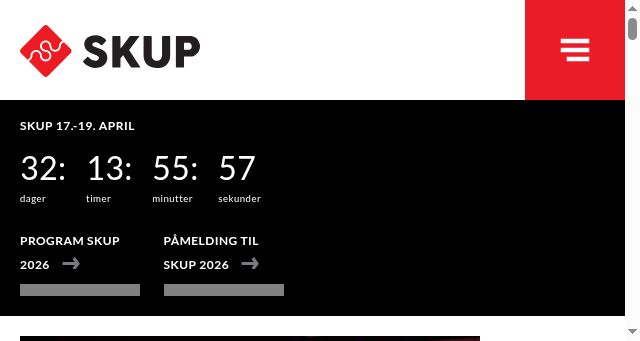 Screenshot of skup.no