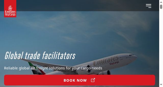 Screenshot of skycargo.com