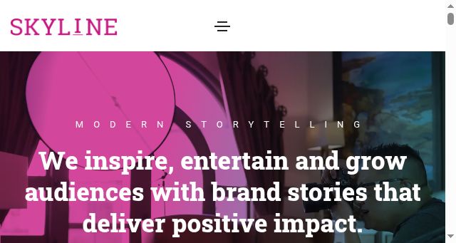 Screenshot of skyline.studio