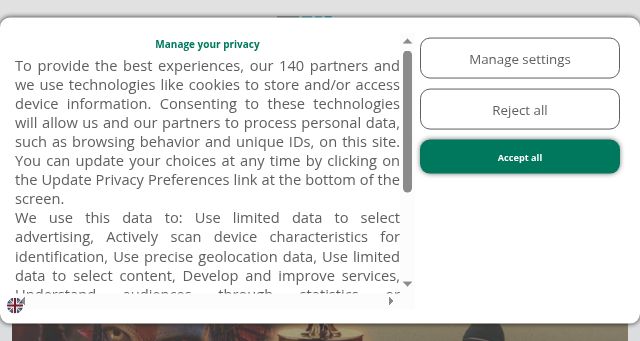 Screenshot of slashfilm.com