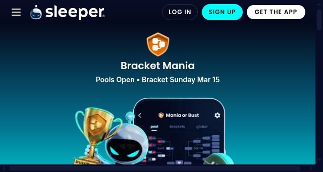 Screenshot of sleeper.app