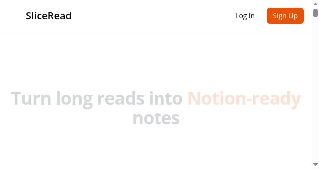 Screenshot of sliceread.pro