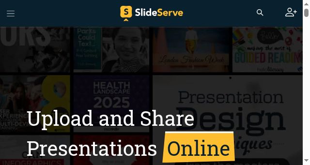 Screenshot of slideserve.com