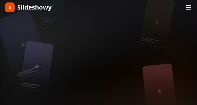 Screenshot of slideshowy.io