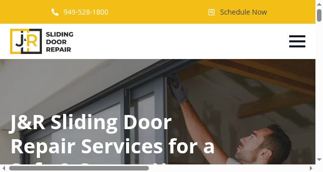 Screenshot of slidingdoorrepairorangecounty.com