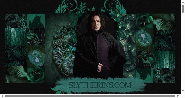 Screenshot of slytherins.com