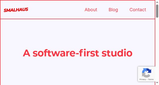 Screenshot of smalhaus.com