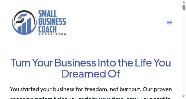 Screenshot of smallbusinesscoach.org