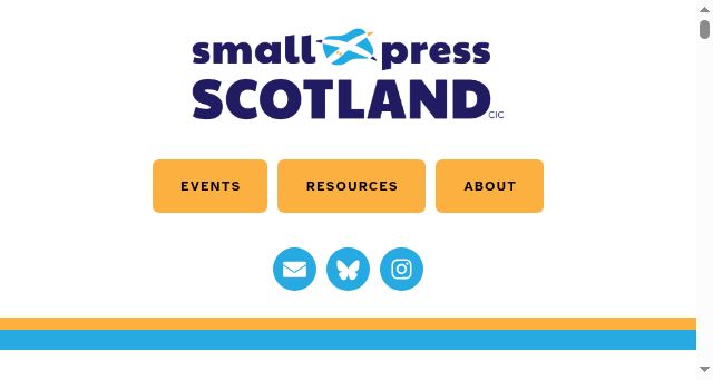 Screenshot of smallpress.scot