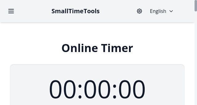 Screenshot of smalltimetools.com
