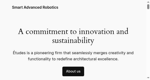 Screenshot of smartadvancedrobotics.com