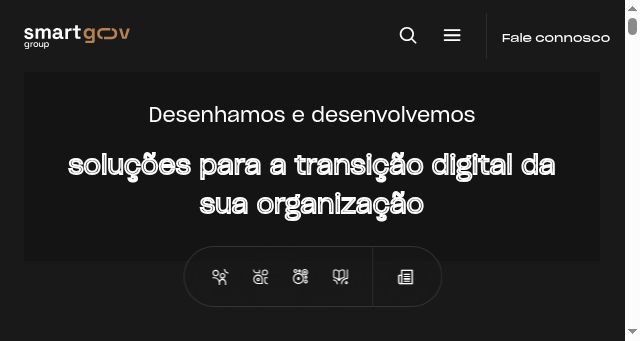 Screenshot of smartgovgroup.pt