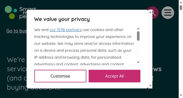 Screenshot of smartmoneypeople.com