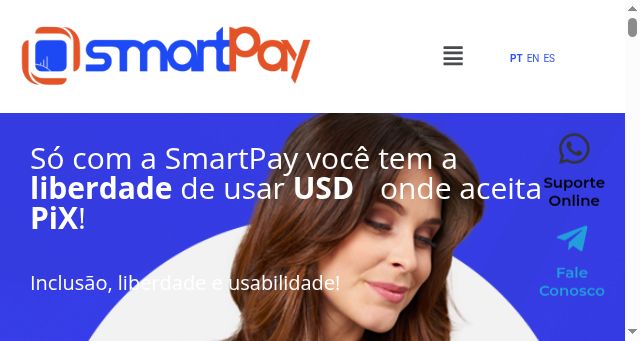 Screenshot of smartpay.com.vc
