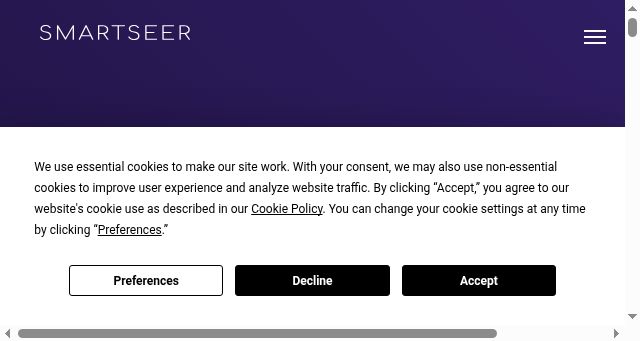 Screenshot of smartseer.com