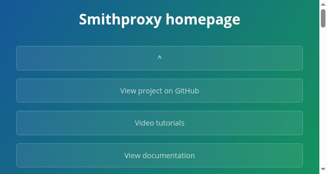 Screenshot of smithproxy.org