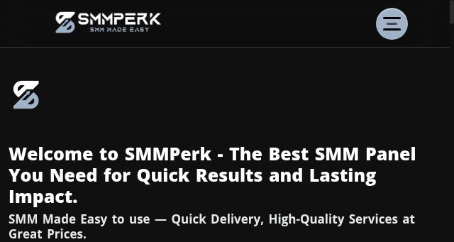 Screenshot of smmperk.com