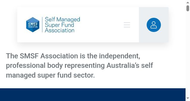 Screenshot of smsfassociation.com
