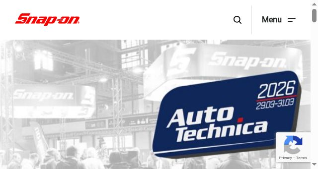 Screenshot of snap-on.eu