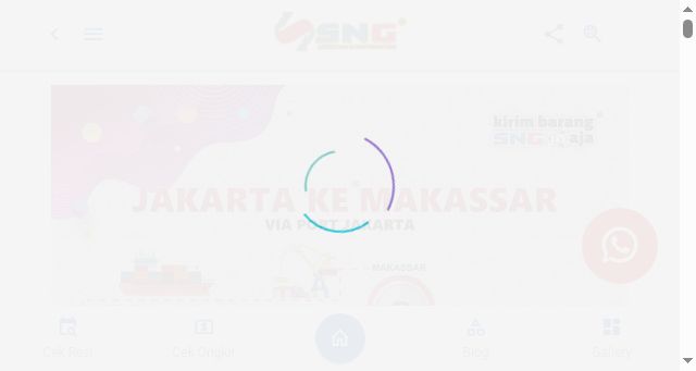 Screenshot of snglogistic.com